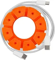 Cable Winder - Charger Cord Holder | Multi-Layer Winding Wire Management Organization Holder for Cabinet Kitchen Bedside Table Classroom Desk