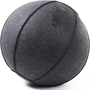 Felt Yoga Ball Cover Exercise Ball Cover 55cm 65cm 75cm Foldable,Pilates, Fitness, Balance Training, Gym, and Home Workouts Ball Cover Exercise Ball Cover