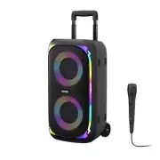 Sonic Bass V4 Portable Bluetooth Speaker with Microphone, LED Lighting