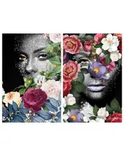 Empire Art Direct Earth Goddess Frameless Free Floating Tempered Glass Panel Graphic Wall Art Set of 2
