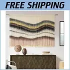 Versatile 35" x 57" Macrame Tapestry - Perfect for Boho and Coastal Interiors
