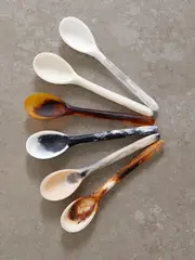 [Dinosaur Designs] Dinosaur Designs - Stone Set Of Six Resin Spoons - Multi - One size One size Multi