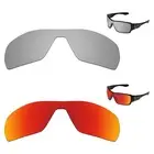 EYAR Polarized Replacement Lenses for-Oakley Offshoot Red&Silver