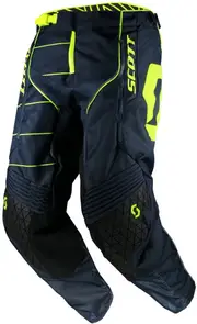 Scott Enduro Motocross Pants, blue-yellow, Size 28 for Men Blue Yellow