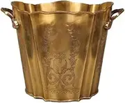 Ice Buckets Hand Carved Brass Wine Champagne Ice BucketLuxury Bar Restaurant Wine Furniture Ice Pellet Bucket Beer, Drinks and Wine Cooler