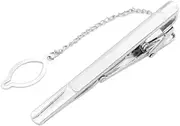[WOFASHPURET] Men's Fashion Tie Clips Metal Necktie Bar Clips Tie Pinch Clasp Clamp for Business Shirts