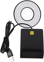 Luxshiny USB Smart Card Reader Portable Multi Function USB Reader Compatible with Windows Vista for Efficient Data Transfer Smart Card Operations
