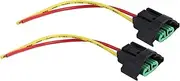 2 Pieces H8 H11 880 881 Female Adapter Wire Connector Plug Headlight Fog Light Wiring Harness Socket Pigtail Headlamp Retrofit accessories