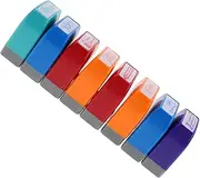 Tofficu 8pcs Colorful Teacher Stamp Classroom Supplies Reward Stamps for Student Feedback and Motivation for Home Education and Encouraging Learning