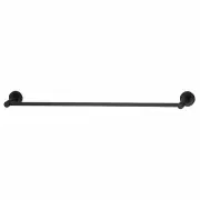 Mondella 620mm Matte Black Resonance Towel Rail