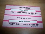 2 Van McCoy The Hustle / Hey Girl Come And Get It (r) Jukebox Title Strip