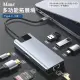 【ZestQ】8合1 Type C多功能HUB集線器 RJ45網口擴展塢 筆電傳輸擴充轉接頭(4K HDMI/SD/TF/USB-C)