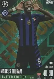 Match Attax 2024 2025 Marcus Thuram Limited Edition Trading Card