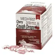 Medi-First Cough Drop,Menthol,7.6mg,Cherry,PK50 81550 Medi-First 81550 7.6mg