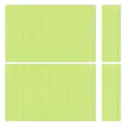 Guided Reading Strips 20pcs Highlight Colored Overlay with Line Light Green