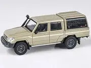 JADI B Toyota Land Cruiser Dbl Cab LC79 14 Sandy Taupe LHD with Canopy 1/64 PA55681