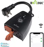 BN-LINK Outdoor Dual Smart WiFi Plug Compatible with Alexa and Google Assistant