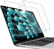 JETech Screen Protector for MacBook Air 13.6 Inch (2025/2024/2022, M4/M3/M2), Anti-Glare PET Matte Film, Anti-Fingerprint, 2-Pack