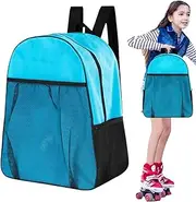 Roller Skate Storage Backpack - Compartmented Waterproof Comfortable Skate Case,Gym Gear Storage, Roller Skating Accessories for Outdoor Training