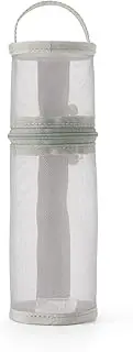MUJI Nylon Mesh Pencil Case for Vertical or Horizontal Use, Gray