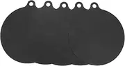 CeaHoify 5 Pack Electric Induction Hob Protector Mat Anti-Slip Mat Silicone Pad Scratch Protector Cover Heat Insulated Mat, Black
