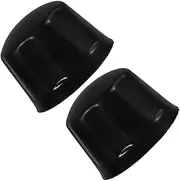 HEALEEP 2pcs ATV Wheel Hub Rubber Caps for Go Karts Trailers Golf Carts Easy Installation Durable Protection for Vehicle Wheel Hubs User Friendly Rubber Tire Rim Covers