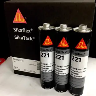 Sikaflex®-221多功能 PU 填縫膠 西卡 SIKA 美國NSF認證可用於食品環境 灰色 白色