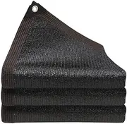 Shade Netting Anti-UV Outdoor Garden Shading Cloth, Sunshade Net Cover High-Density Polyethylene Fabric Thickened Encryption Anti-Aging, Breathable Sunblock Shade Cloth fit in Pavilions (bk, 2m*3m)