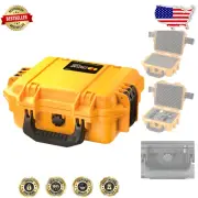 Lightweight Storm Case with Foam - Rugged Protection for Camera & Gear, Yellow