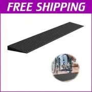 Non-Slip 1” Rubber Threshold Ramp for Wheelchair & Scooter Access - 35.5''