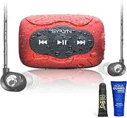100% Waterproof SYRYN Swimbuds Flip Bundle for Swimming with Music | Enjoy Up to 2,000 Songs or 138 Hours of Audio | Drag and Drop MP3, AAC, M4a, FLAC Using PC or Mac | No Apple Music, No Spotify