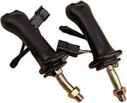 MEXWLOP 2PCS 3 Button Handle Excavator Joystick Kit, for Doosan DH DX150 225 300 370-9C Excavator Handle