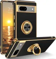 For Google Pixel 7a / 7 Pro / 7 Hybrid Shockproof Protective Case Cover & Ring
