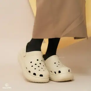 【Crocs】Crush Clog Bone 男鞋 女鞋 奶茶色 洞洞鞋 經典 布希鞋 涼拖鞋 207521-2Y2