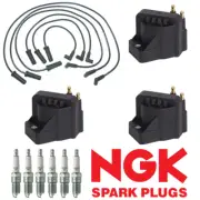Ignition Coil + NGK Spark Plug + Wireset For Chevrolet Impala MonteCarlo DR39 (for: Chevrolet)
