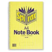 5x Spirax 595 A4 Notebook 120 Pages 7mm Ruled Spiral Side Opening School Book