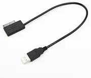 35CM USB Adapter PC 6P+7P CD DVD ROM SATA to USB 2.0 Converter Slimline Sata 13 Pin Drive Cable for PC Laptop Notebook