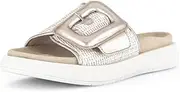 [Gabor] Women's Square Buckle Mule Slide Sandals