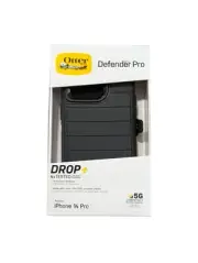 E3. Otterbox Defender Pro Series Holster Case For Apple iPhone 14 Pro - Black