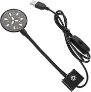 BESPORTBLE Fish Tank USB Light Betta Tank Light Aquarium Supplies Aquarium Accessories Water Fish Lamp Abs Black