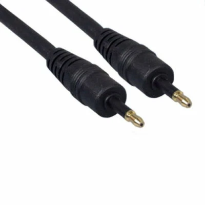 Kentek 12' Toslink Audio Cable SPDIF Digital Fiber Optical Mini Plug 3.5mm