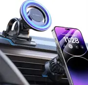 LISEN Fits Magsafe Car Mount for Iphone Strong Magnetic Phone Holder for Car Vent Dashboard Handsfree Iphone Car Mount Holder Car Accessories for Magsafe Iphone 14 Pro plus 12/13 All Phones Tablets