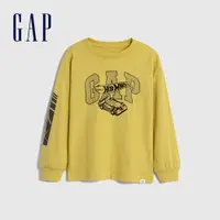 在飛比找蝦皮商城優惠-Gap 男幼童裝 Gap x 風火輪聯名 Logo純棉印花圓