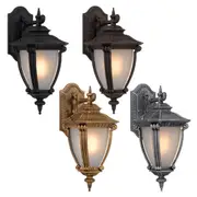 Delfino Outdoor Wall Light in Black, Bronze, Gold or Silver
