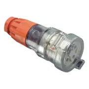 Clipsal 56 Series Round 4 Pin 32A Extension Socket Electric Orange | 56CSC432-EO