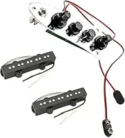 Kisangel 1 Set String Jb Bass Pickup Set Electric Bass Pickup Parts Tone Tool Compact Lightweight Design Enhance Sound Quality Performance