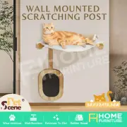 Cat Bed Kitten Shelf Scratcher Board Scratching Post Perch Wall Mounted Climbing