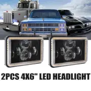 Pair 4x6" LED Projector Headlights Hi-Lo Beam For Isuzu NQR NPR NPR-HD 2008-2013