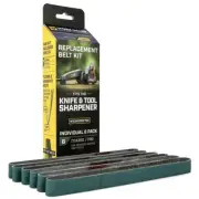 Work Sharp Course P80 Belt Kit 6 Pk Set Knife Tool Sharpener Belts WSSA0002703