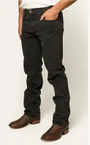 Ringers Western Men’s Denim Muster Slim Straight Mid Rise Stretch Jeans